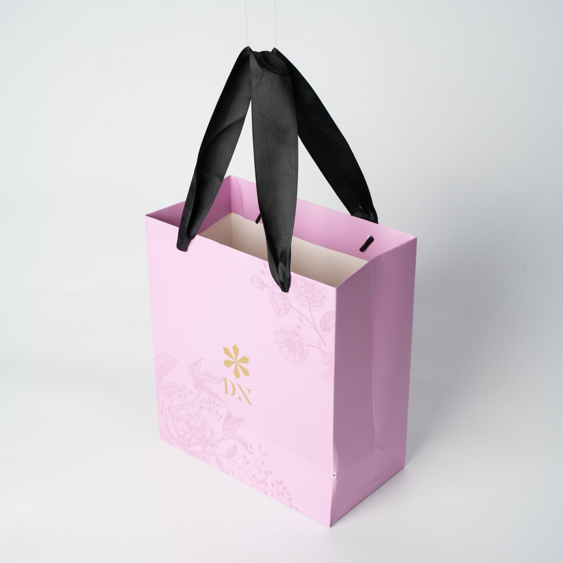 Elegant Pink Paper Bag